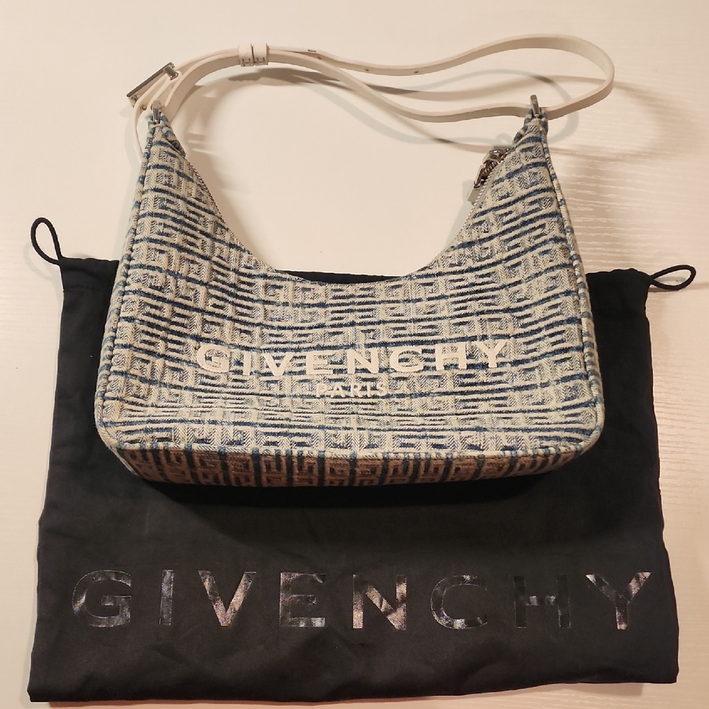 Givenchy Denim Moon Shoulder Bag Authentic
